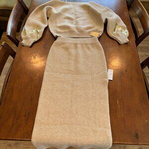 JoJo Fletcher x CupShe Knit Tan Set